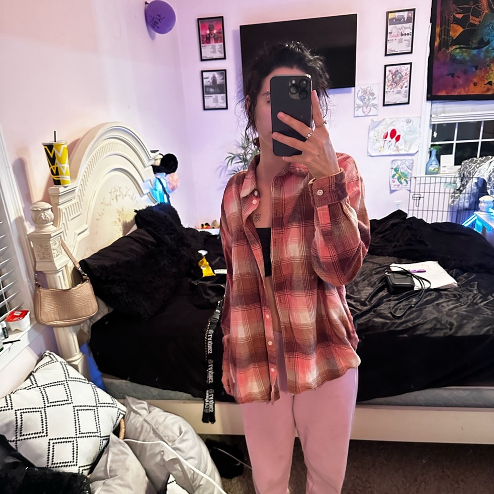 Salmon flannel - Picture 4 of 4